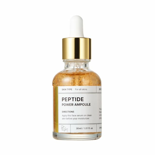 Tinh Chất B.O.M Vàng 24K Làm Sáng Và Săn Chắc Da 30ml Peptide Power Ampoule