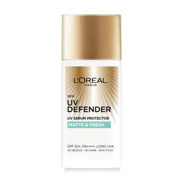 Kem Chống Nắng L’Oréal Paris UV Defender SPF50+ PA++++ Matte & Fresh Kiềm Dầu Thoáng Mịn 50ml