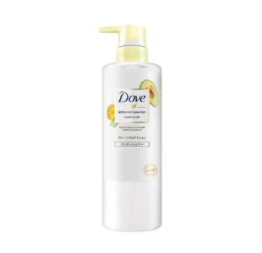 Kem Xả Dove Botanical Selection Phục Hồi Hư Tổn Chiết Xuất Bơ & Dầu Argan 500g