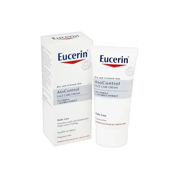Kem Dưỡng Da Mặt Dành Cho Da Khô, Rôm Sẩy Eucerin Ato Control Face Cream Tuýp 50ml
