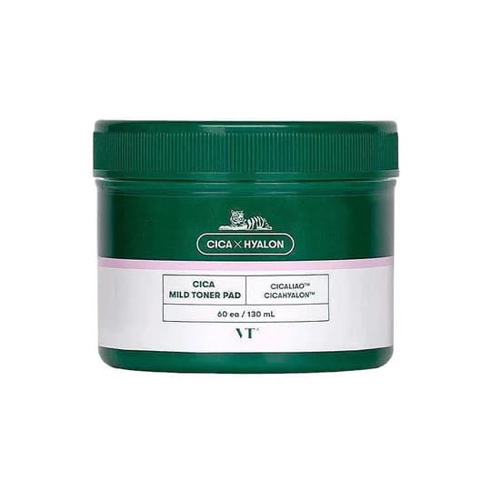 VT Cosmetics Nước Hoa Hồng Dạng Miếng Cica Mild Toner Pad